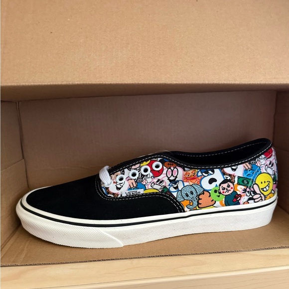 Vans x atmos Authentic 'Emoji' sneakers, Womens 9.5 - Picture 1 of 5